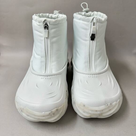 Crocs Echo Boot Z Shield Boots in Moonlight Zip Front Womens Size 9 Mens 7 - Picture 5 of 16